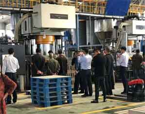 耐火磚成形液壓機自動化生產線