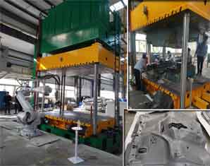 315噸四柱式汽車內(nèi)飾件成形液壓機(jī)