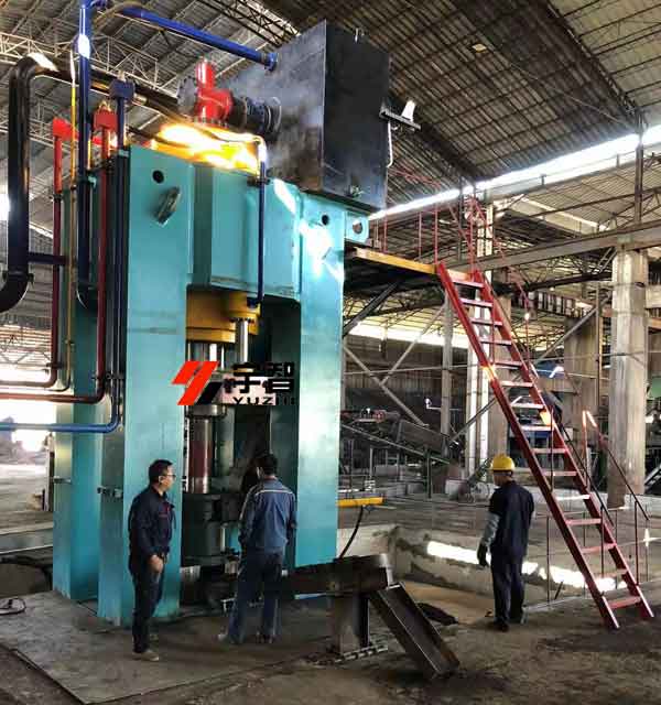 高密度鐵屑壓塊機全自動化生產線