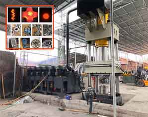 1000噸四柱式多工位熱鍛成形液壓機