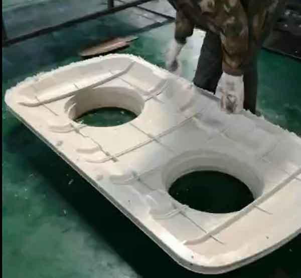 玻璃鋼凈水槽蓋子模壓件