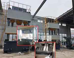 建筑塑料模板模壓成型液壓機_630噸1200噸四柱液壓機